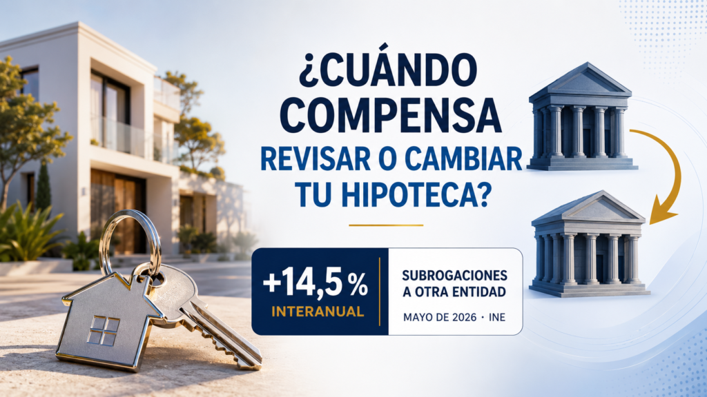 Cuándo compensa revisar o cambiar una hipoteca de banco